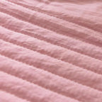 Elara Haus Coperta Letto con Cuciture a Strisce Orizzontali