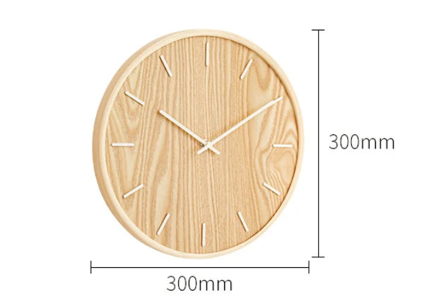 Orologio da Parete Minimalista in Legno Moderno Elara Haus