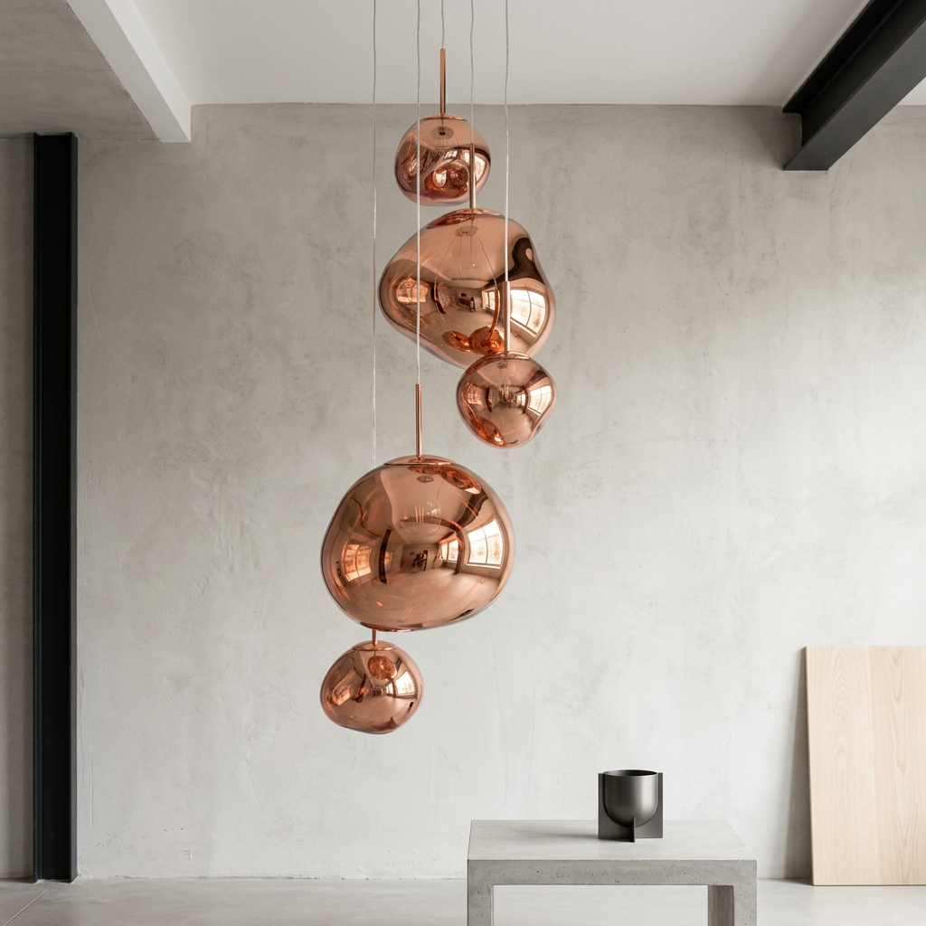 Elara Haus Lampada a Sospensione - Illuminazione da Cucina in Metallo e Acrilico