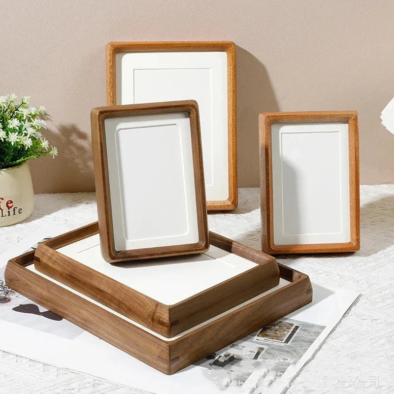 Cornice Fotografica Elara Haus - Cornice Decorativa in Legno Massello Fatta a Mano