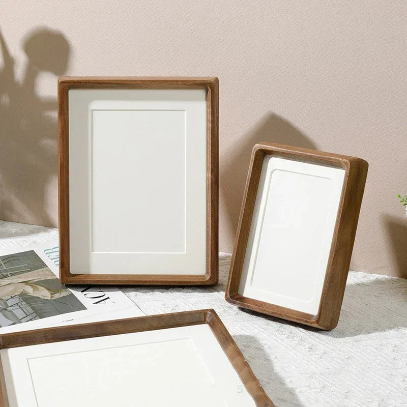 Cornice Fotografica Elara Haus - Cornice Decorativa in Legno Massello Fatta a Mano