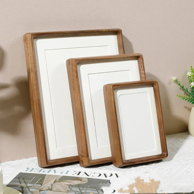 Cornice Fotografica Elara Haus - Cornice Decorativa in Legno Massello Fatta a Mano