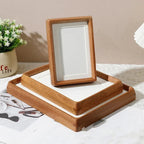 Cornice Fotografica Elara Haus - Cornice Decorativa in Legno Massello Fatta a Mano