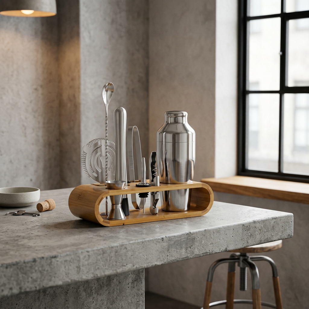 Set da Cocktail Professionale in Acciaio Inossidabile Elara Haus