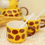 Set di Teiera in Ceramica Elaris Giraffa
