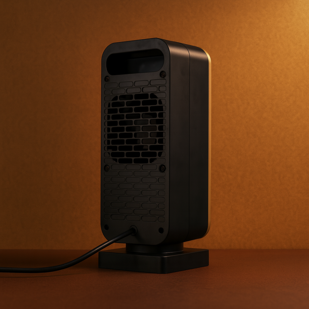 Riscaldatori Elettrici Portatili Ceramici 500W Silenziosi con Protezione Antiribaltamento