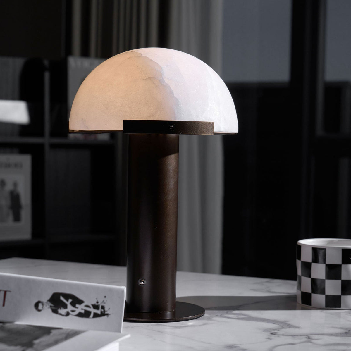 Lampada da Tavolo Elegance Alabastro
