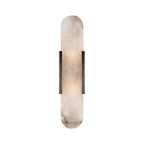 Applique ovale in marmo con illuminazione ambientale LED soffusa