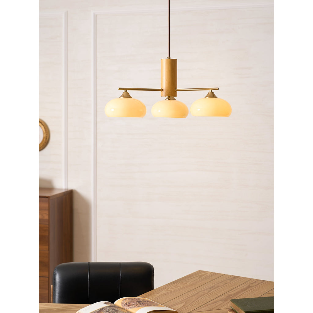 Lampadario Ellittico Nova in Persimone