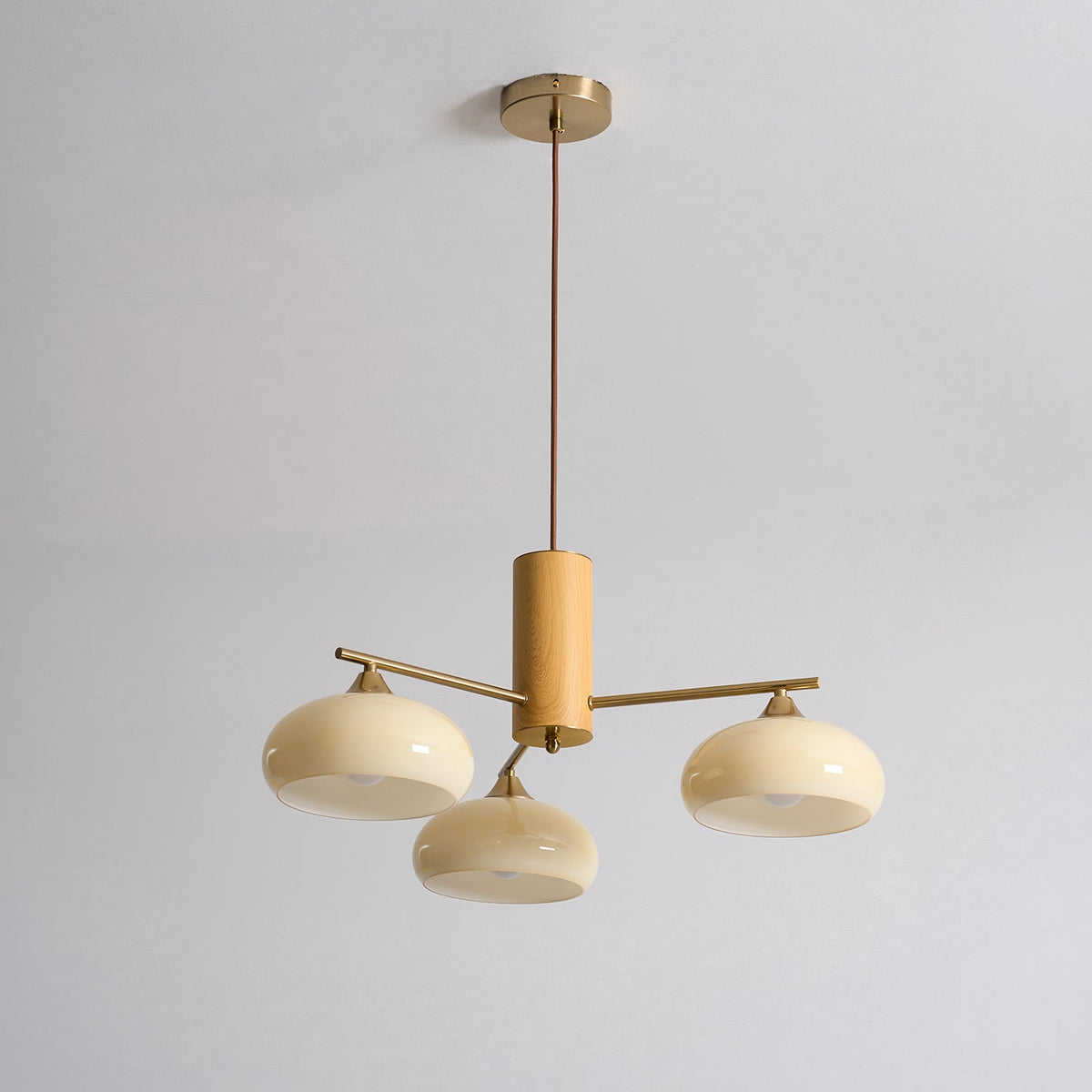 Lampadario Ellittico Nova in Persimone