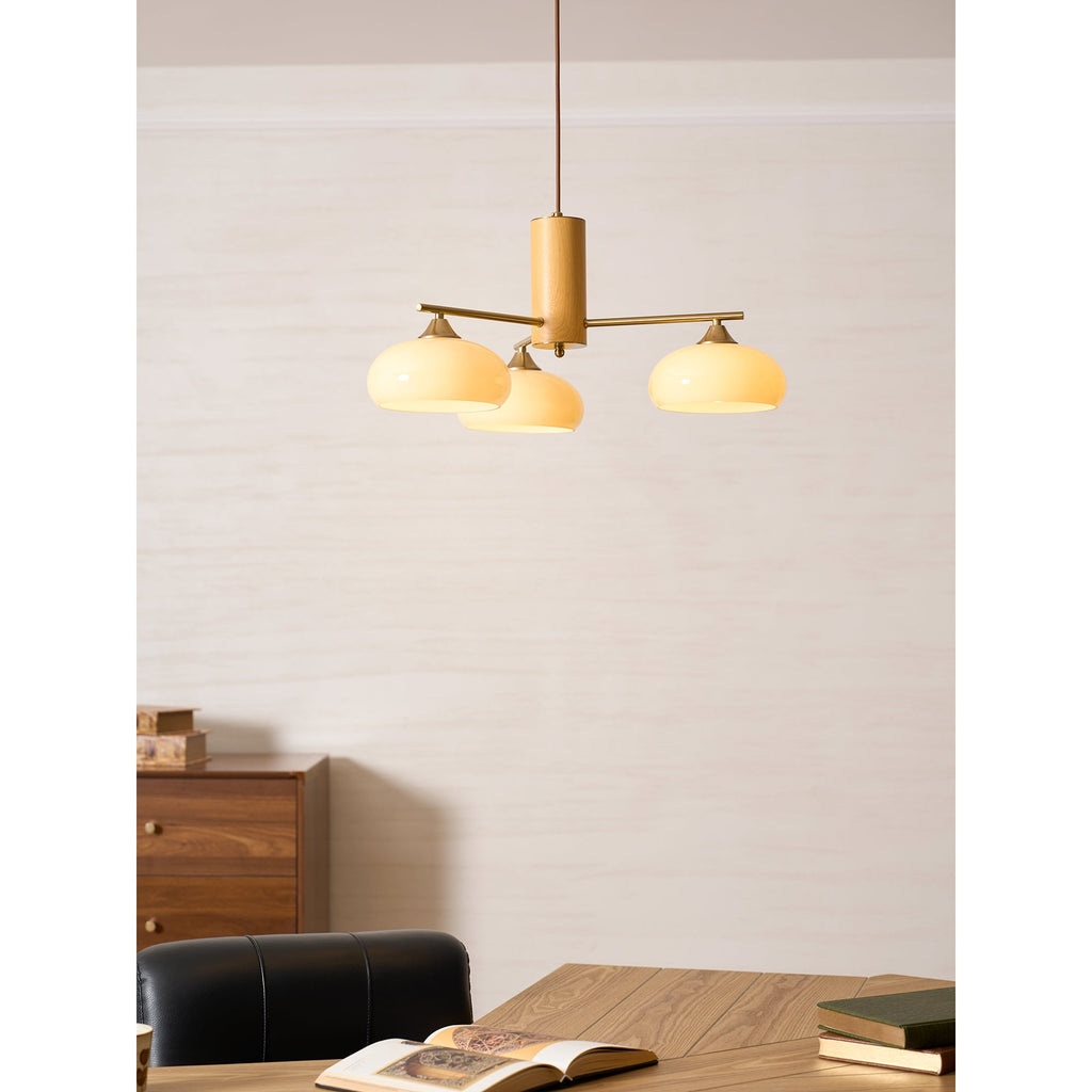 Lampadario Ellittico Nova in Persimone