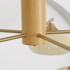 Lampadario Ellittico Nova in Persimone