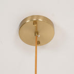 Lampadario Ellittico Nova in Persimone