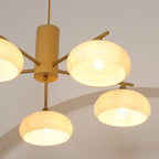 Lampadario Ellittico Nova in Persimone