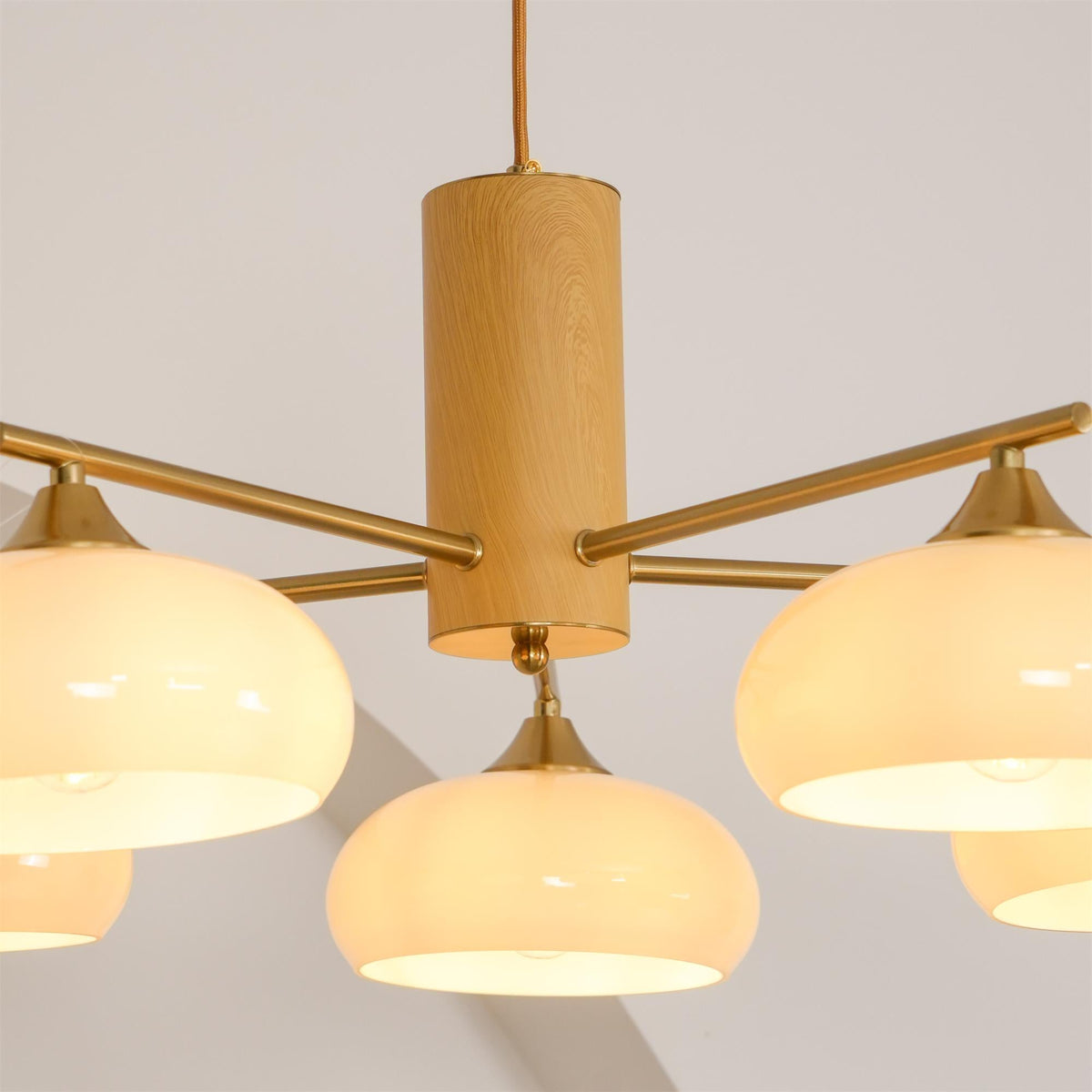 Lampadario Ellittico Nova in Persimone