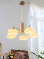 Lampadario in Vetro di Cachi Nova Natural