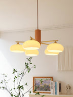 Lampadario Ellittico Nova in Persimone