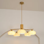 Lampadario Ellittico Nova in Persimone