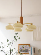 Lampadario Ellittico Nova in Persimone