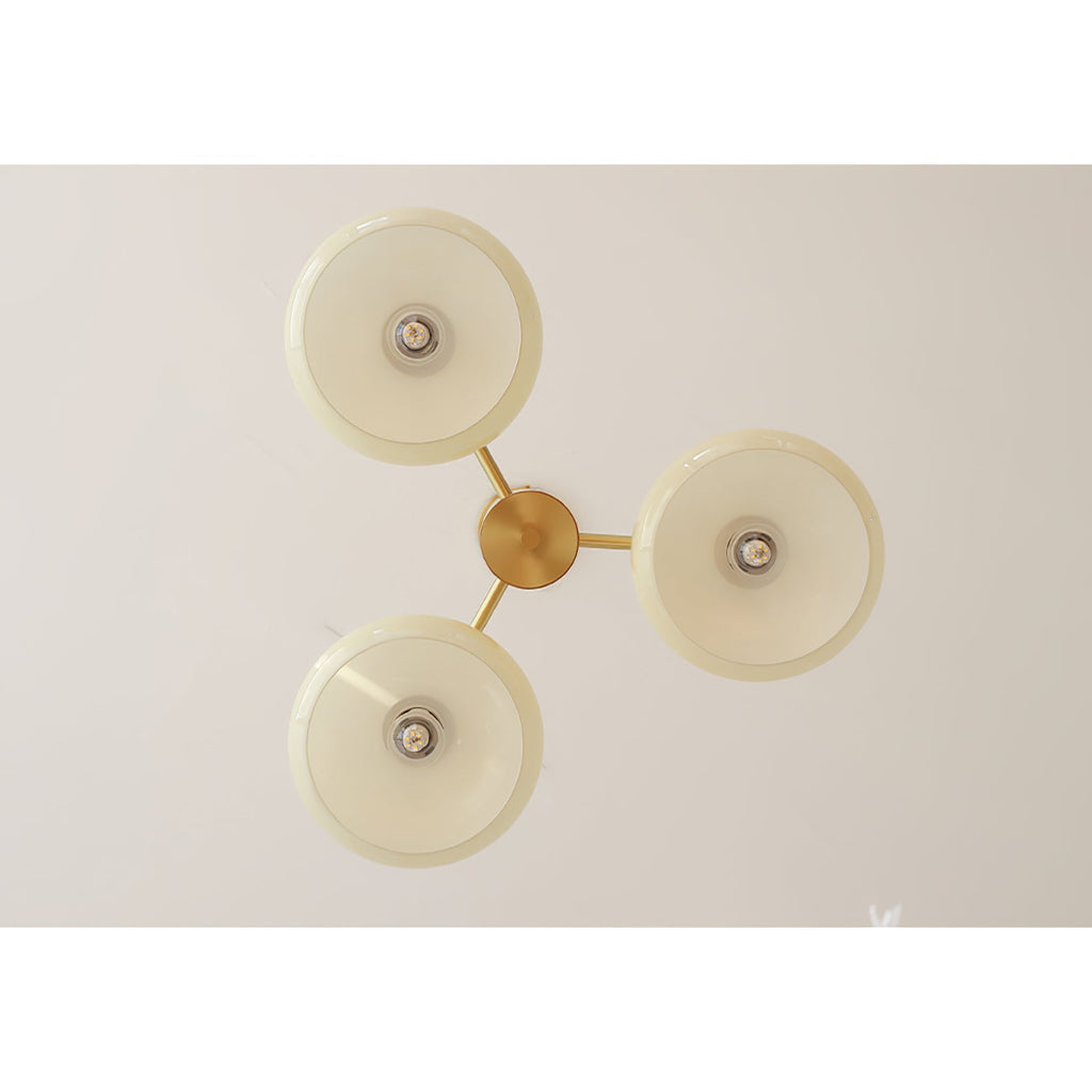 Lampadario Ellittico Nova in Persimone