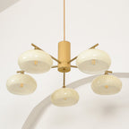 Lampadario Ellittico Nova in Persimone
