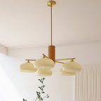 Lampadario Ellittico Nova in Persimone
