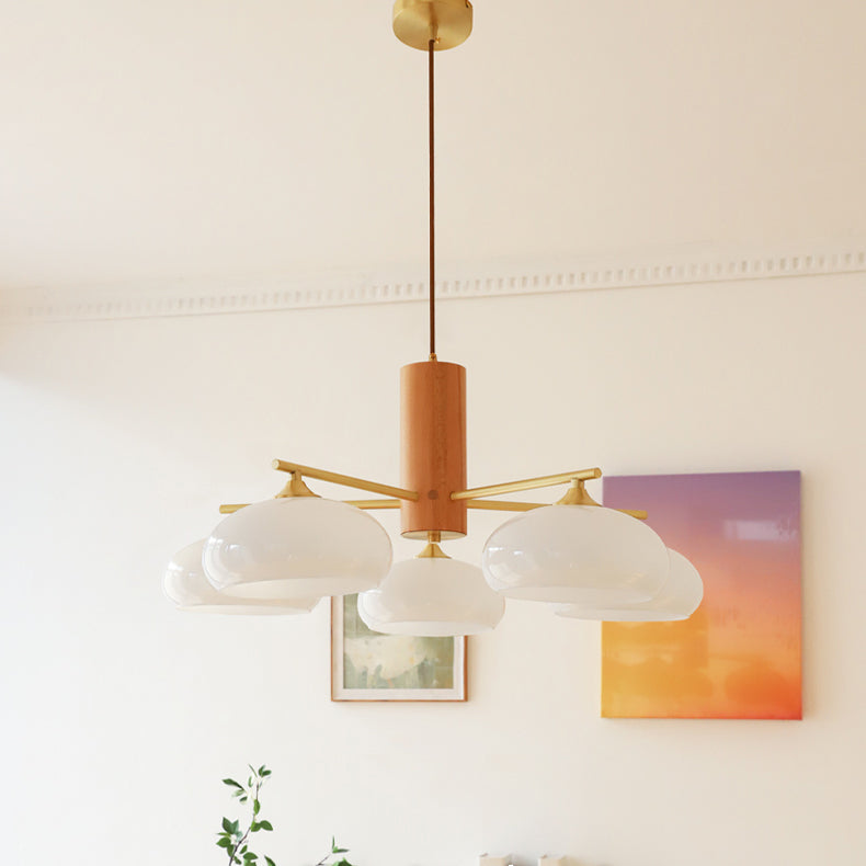 Lampadario Ellittico Nova in Persimone