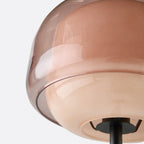 Lampada da Terra in Vetro Moderna – Lampada di Design Elegante con Illuminazione Ambientale