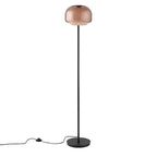 Lampada da Terra in Vetro Moderna – Lampada di Design Elegante con Illuminazione Ambientale