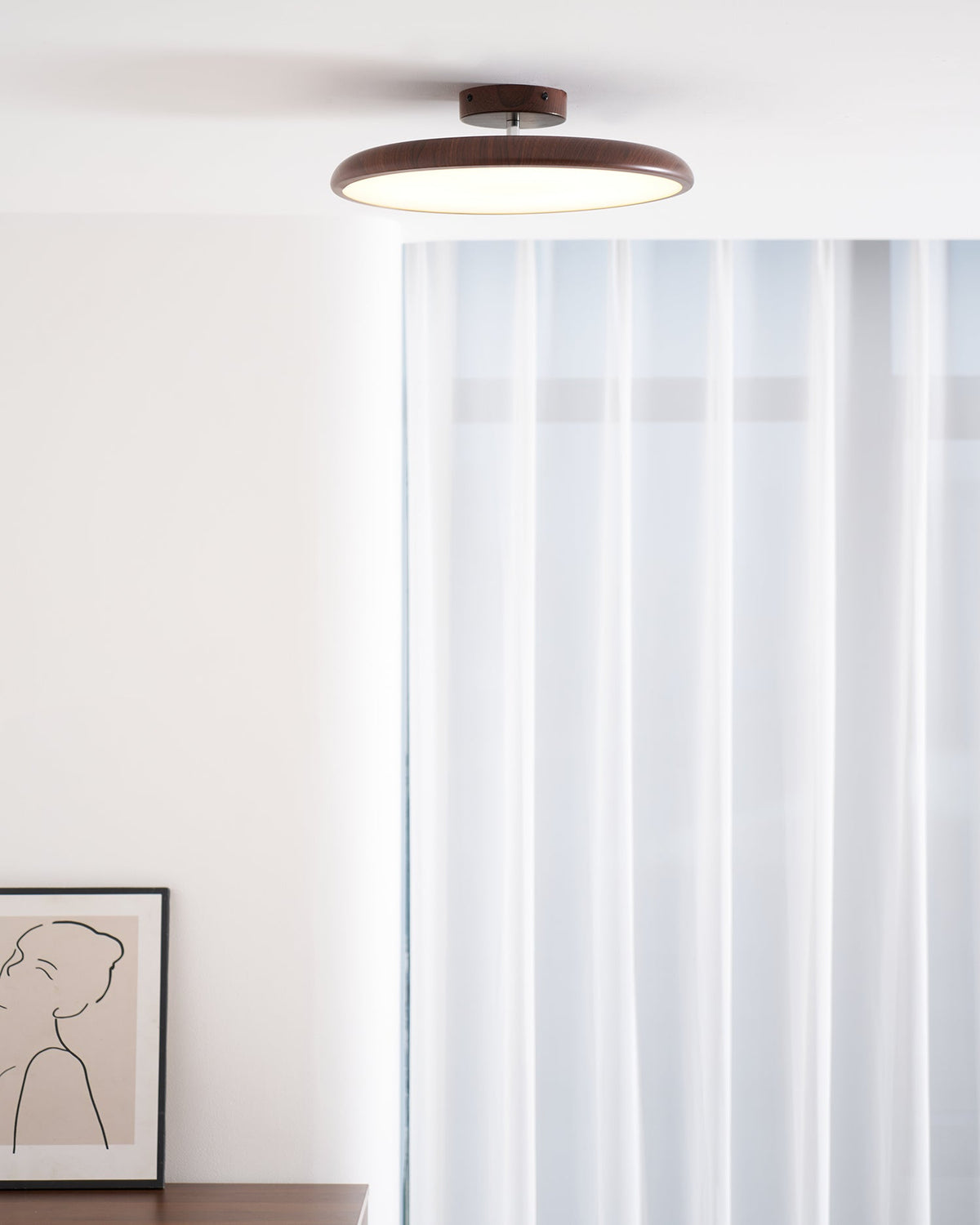 Lampada da soffitto regolabile in legno Lola