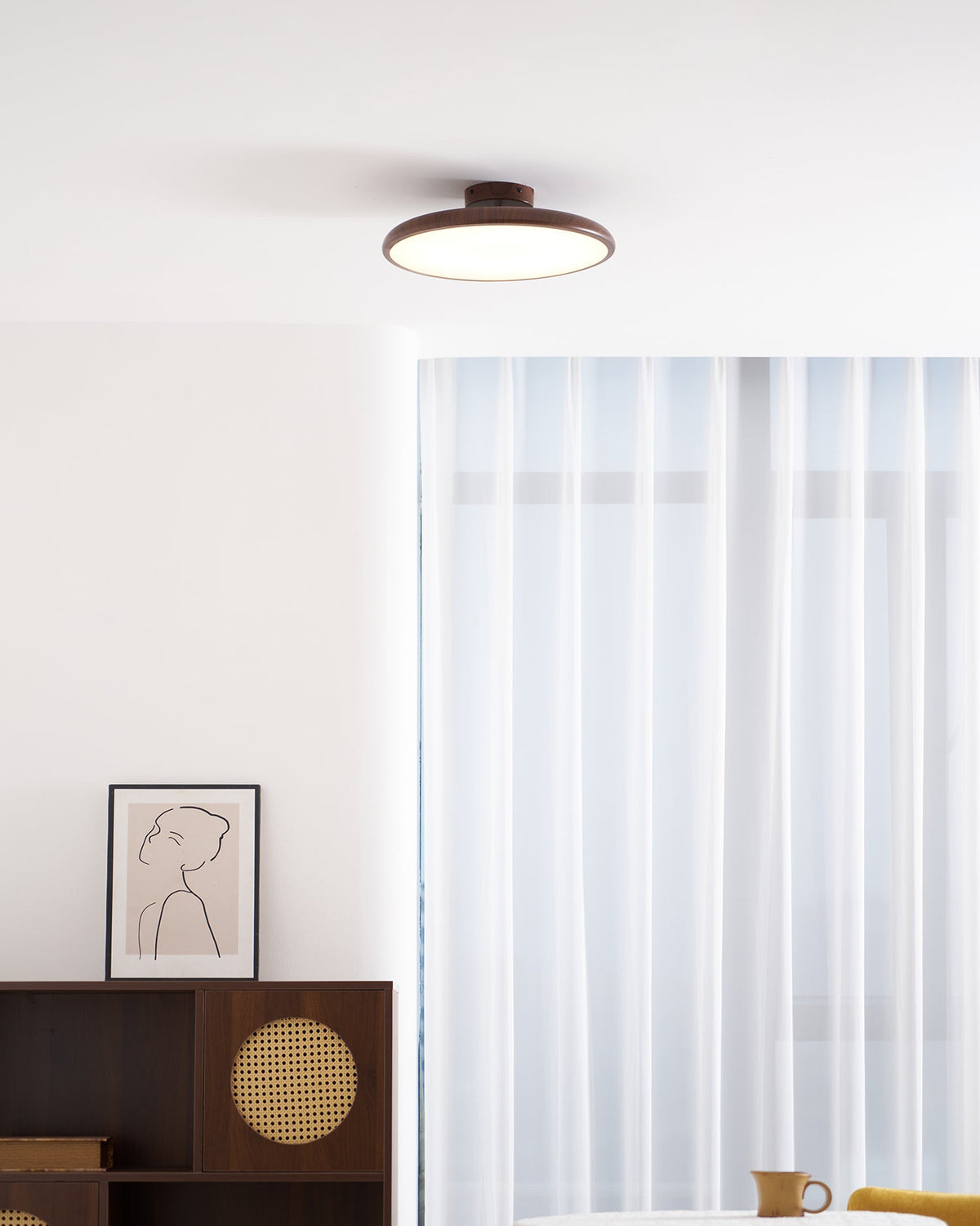 Lampada da soffitto regolabile in legno Lola