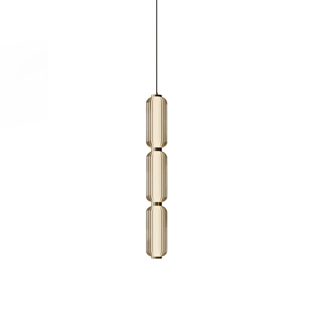 Cylindra Moderno Vetro Lampada a Sospensione