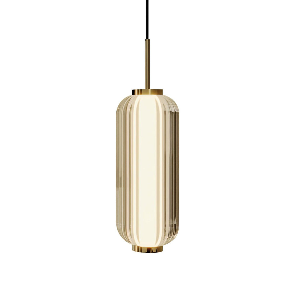Cylindra Moderno Vetro Lampada a Sospensione