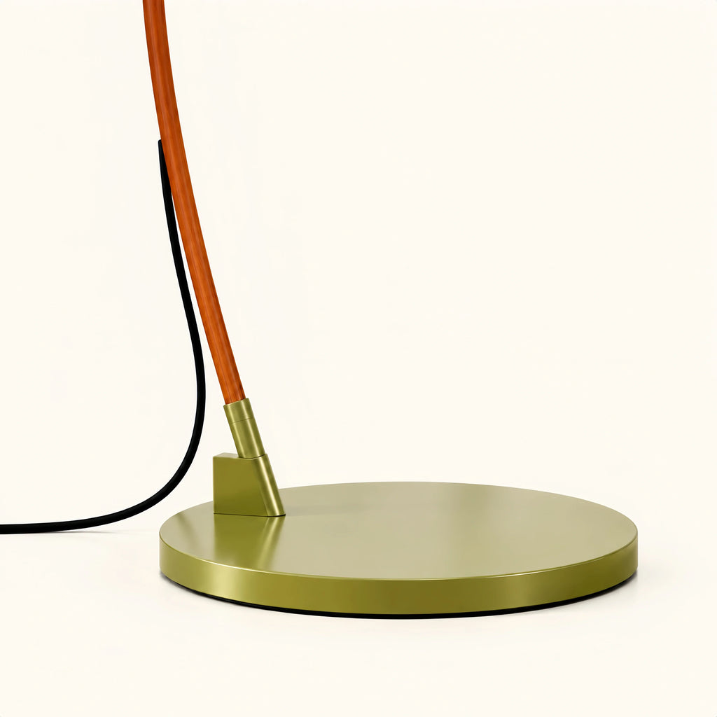 Lampada da Terra in Vetro Moderna – Illuminazione Elegante con Paralume in Vetro