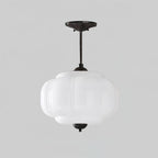 Eldio Luce a Soffitto Semifluida in Vetro Verde