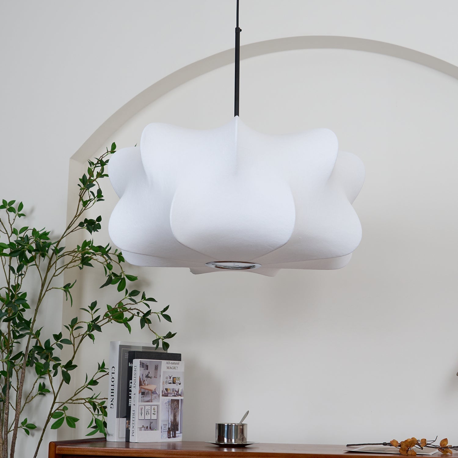 Lampada a Sospensione Pino Design Cocoon