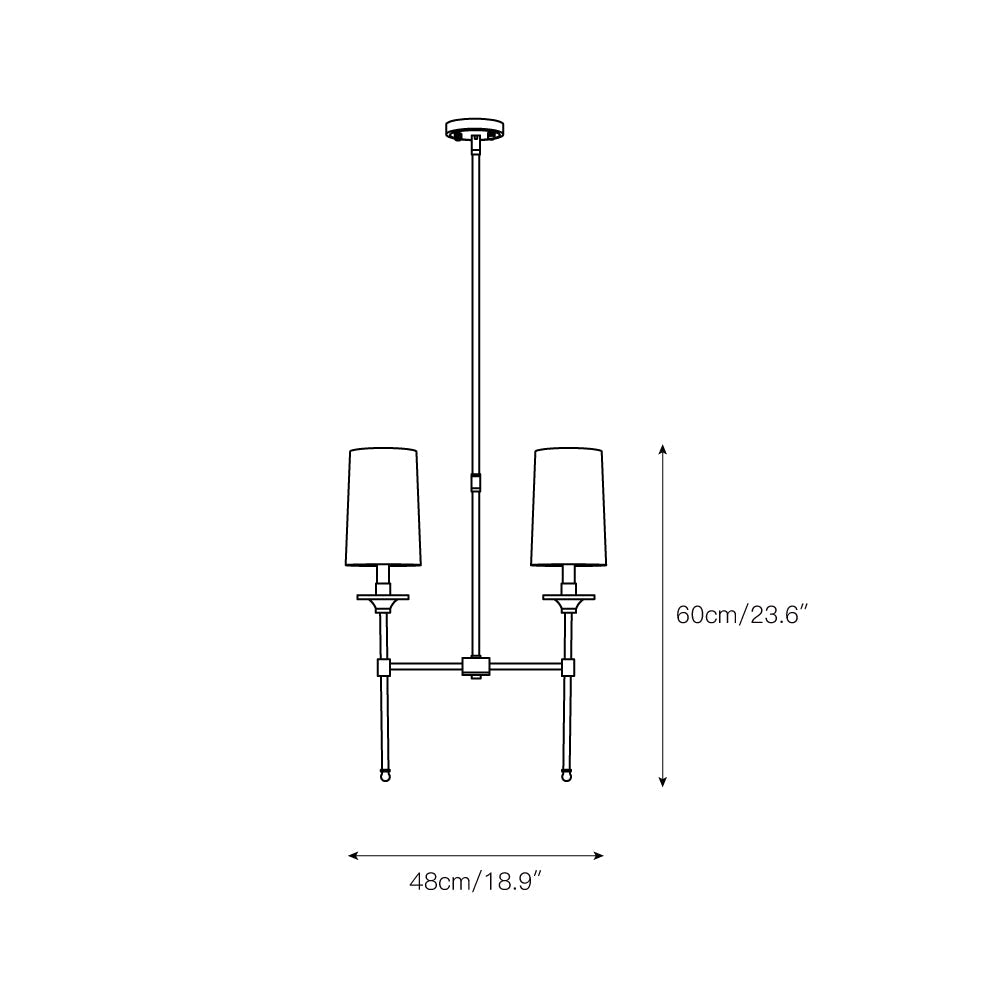 Candelabro Lineare Emily