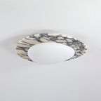 Lampada da soffitto Emma in marmo
