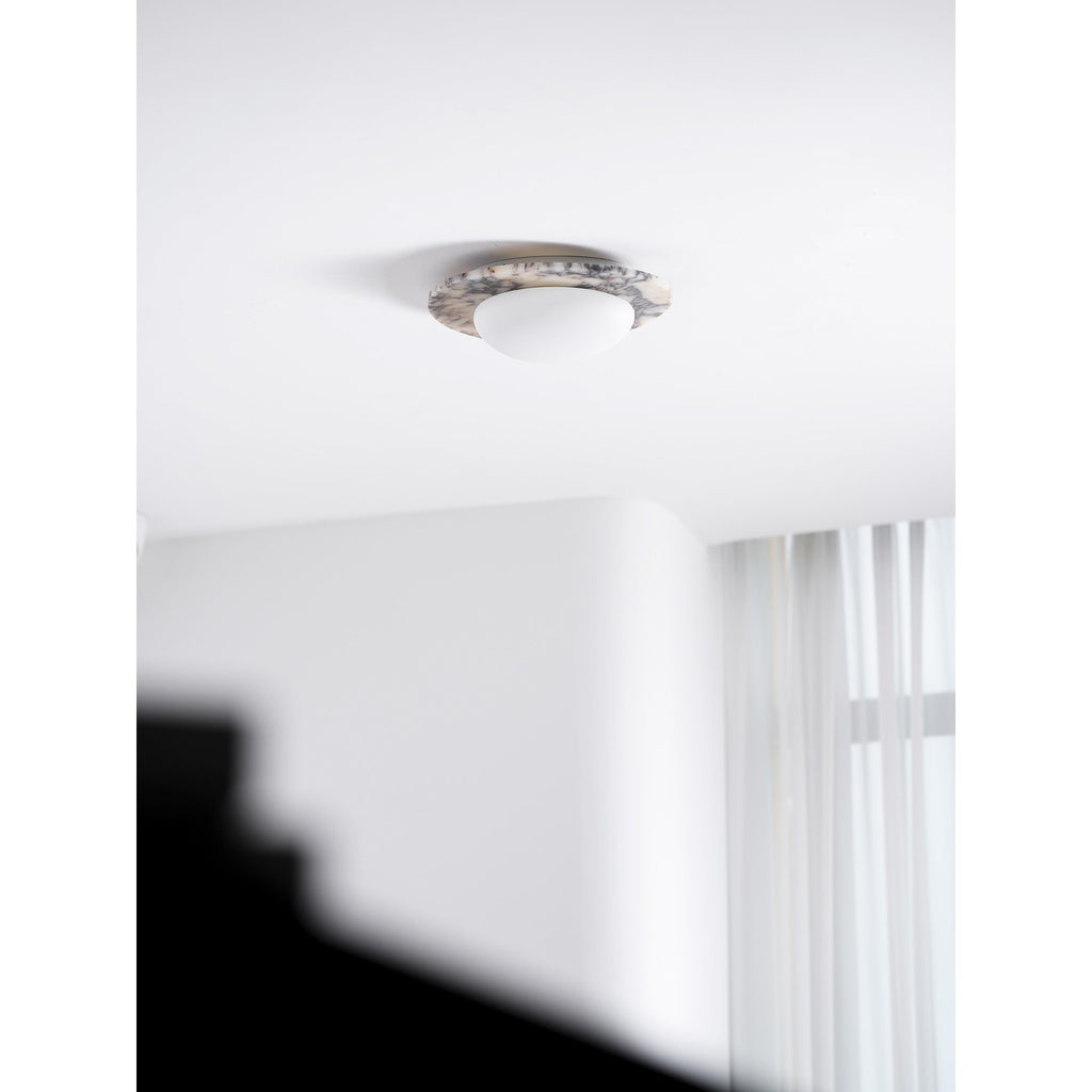 Lampada da soffitto Emma in marmo