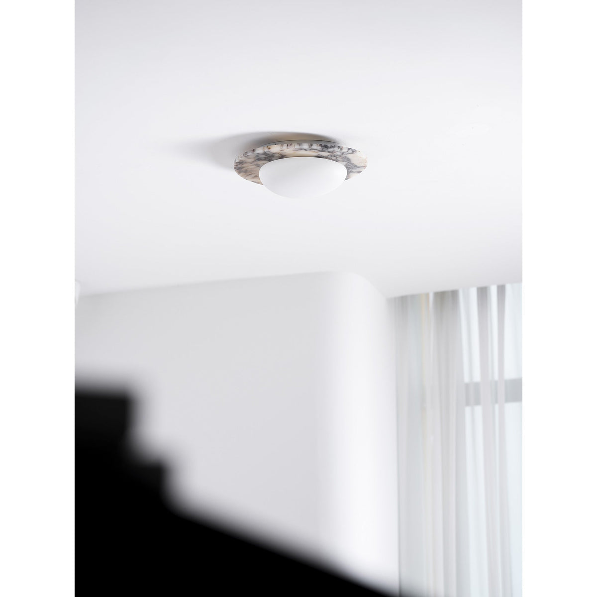 Lampada da soffitto Emma in marmo