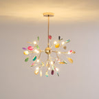 Lampadario in Agata Flake