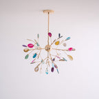 Lampadario in Agata Flake
