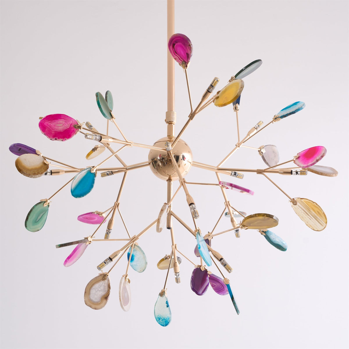 Lampadario in Agata Flake