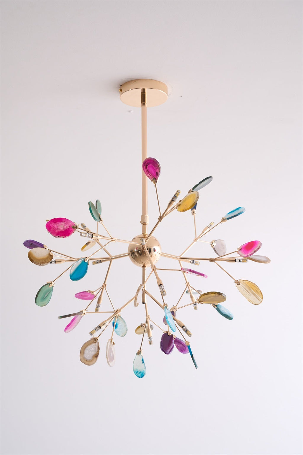 Lampadario in Agata Flake