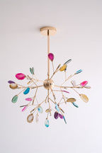Lampadario in Agata Flake