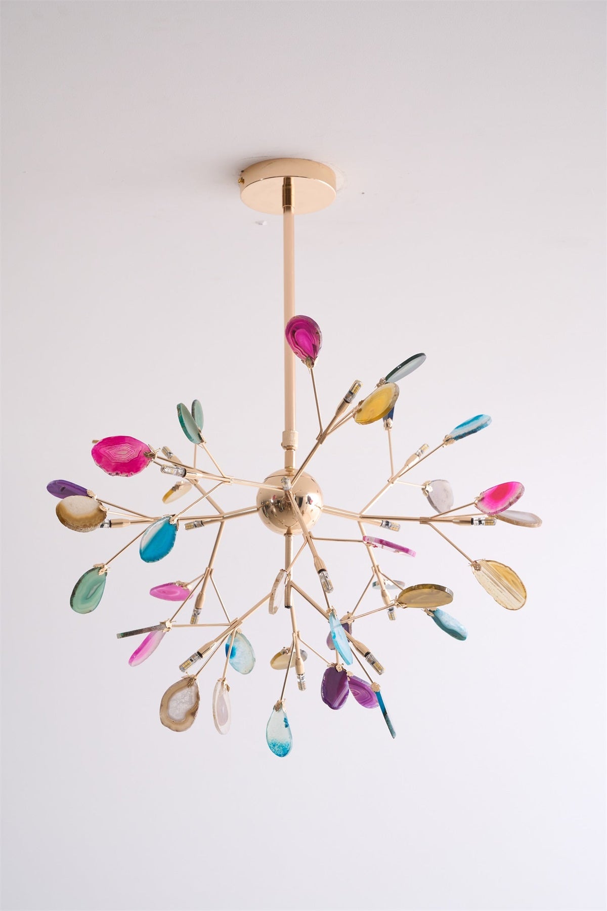 Lampadario in Agata Flake