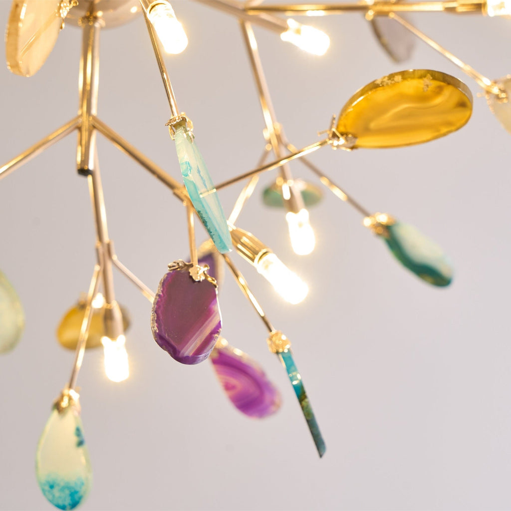 Lampadario in Agata Flake