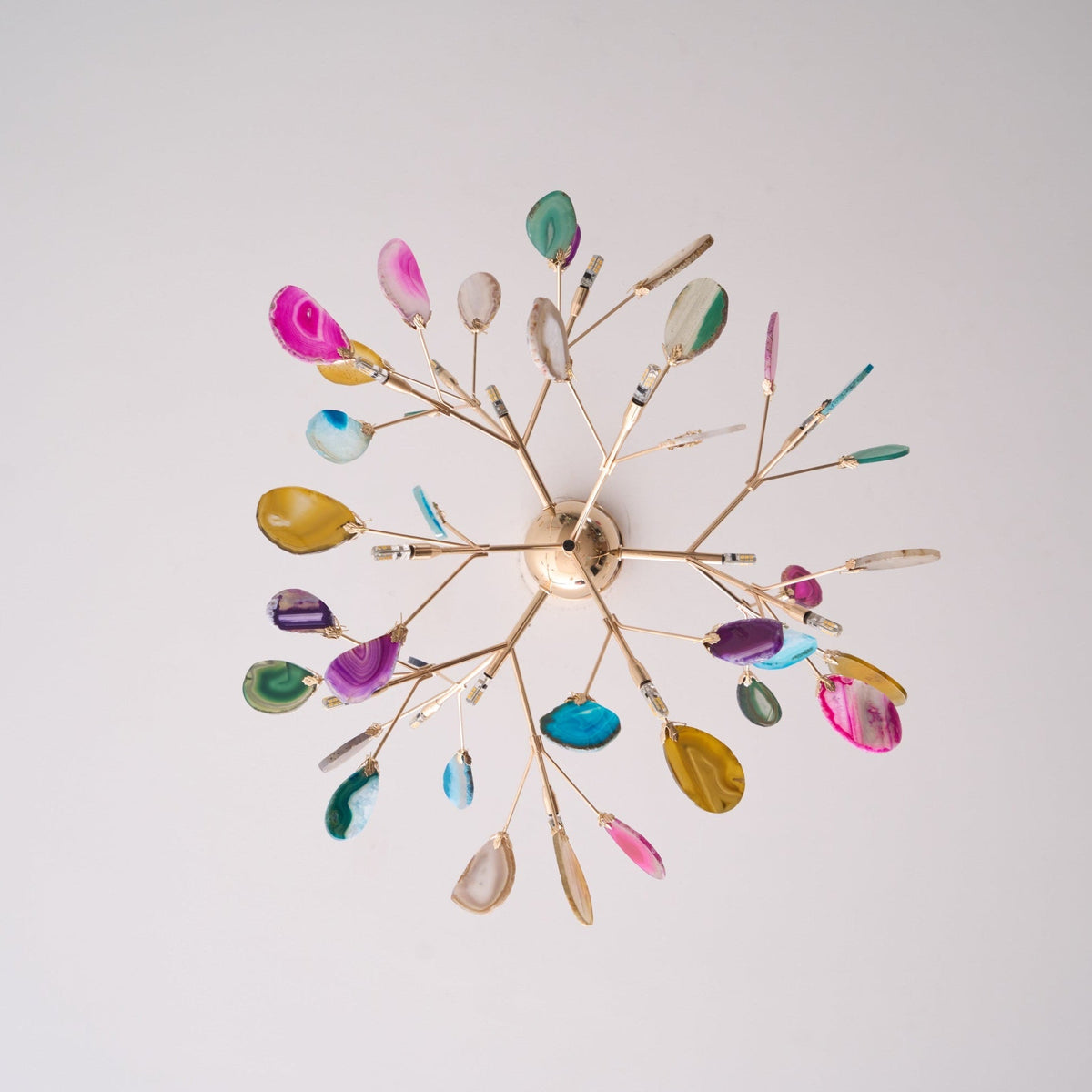 Lampadario in Agata Flake