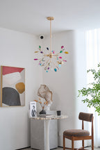 Lampadario in Agata Flake