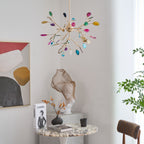 Lampadario in Agata Flake